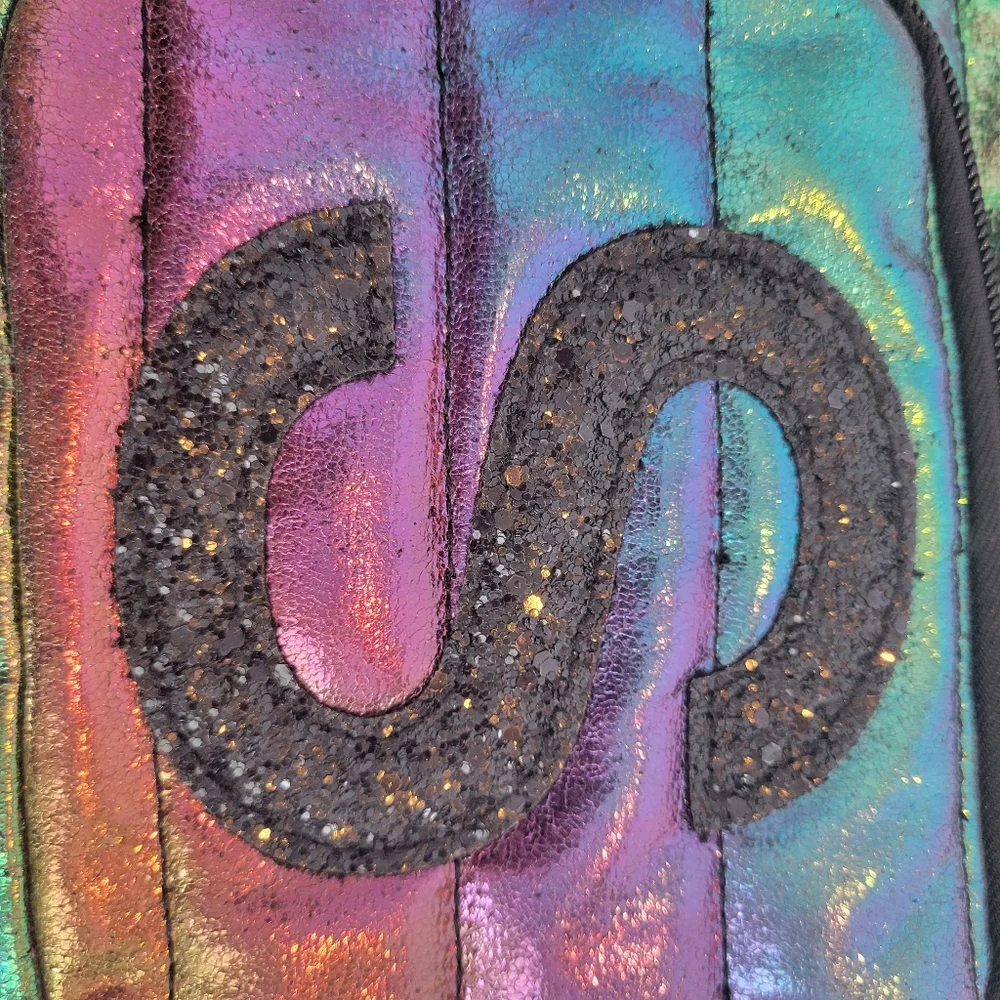 Justice holographic girls backpack 